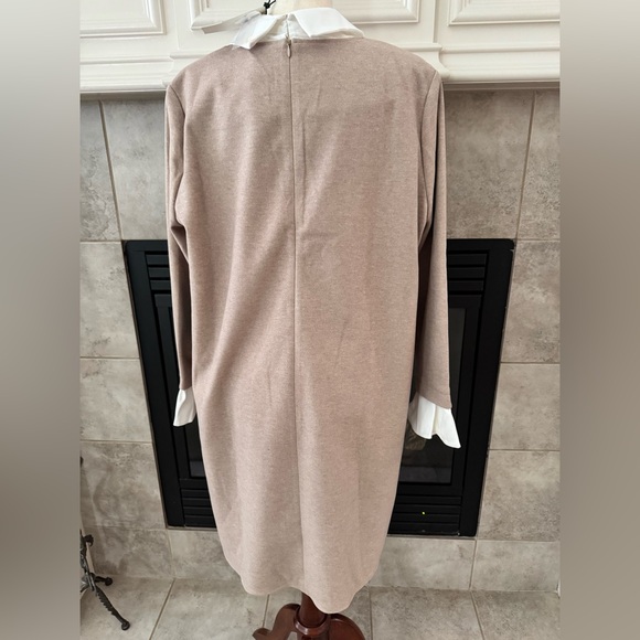 Tuckernuck Women's Sandwhisp Dakotah Dickey Peter Pan Collar Dress Shift XXL NWT - Picture 3 of 16